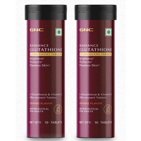 GNC Radiance Glutathione Effervescent 1 Bottle 10 tabs + 1 Bottle FREE