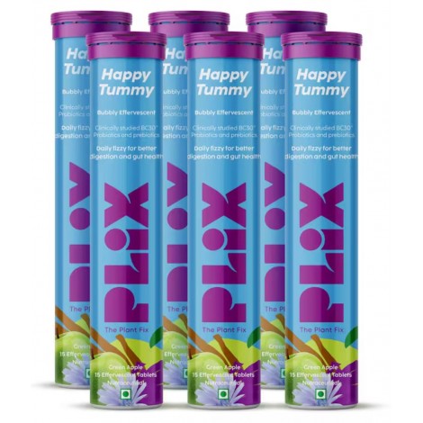 Happy Tummy Effervescent 2 Bottle 10 tabs each + 2 Bottle FREE