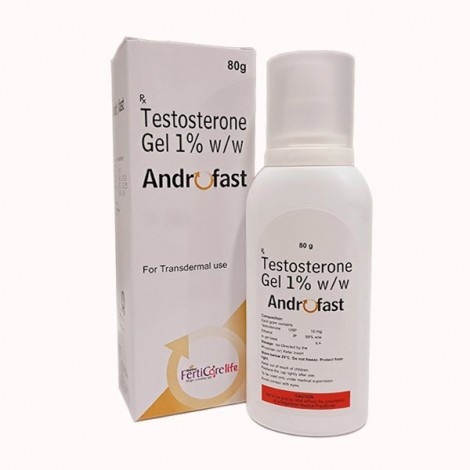 Androfast  80 GM – Testosterone Gel 1% w/w