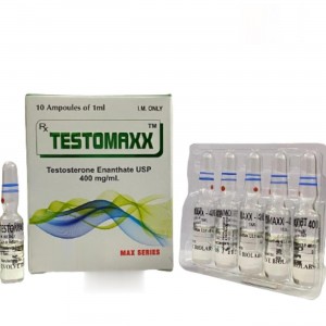 TESTOMAXX INJ 400MG (Testosterone Enanthate) 1 ML 10 AMPULES