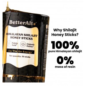 Pure Shilajit Honey Sticks 1 box of 30 sticks + 1 box FREE
