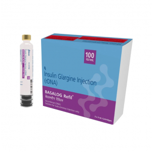Insulin Glargine Injection, 100 IU/ml, 5ml